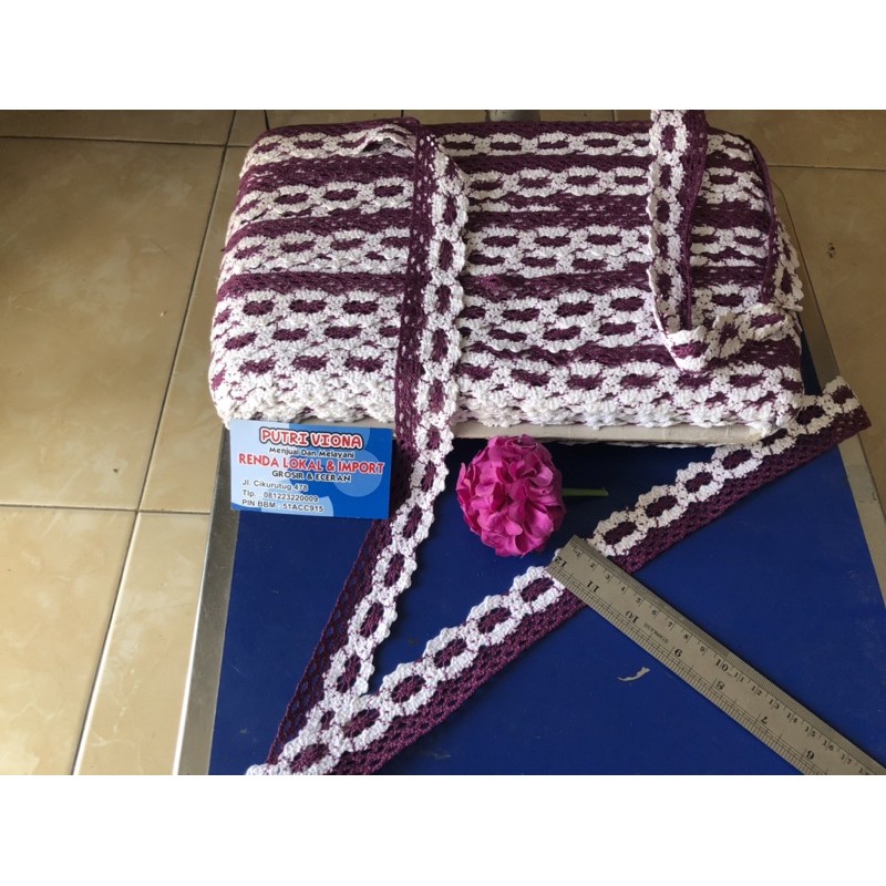 Renda Doblle Warna 4 cm