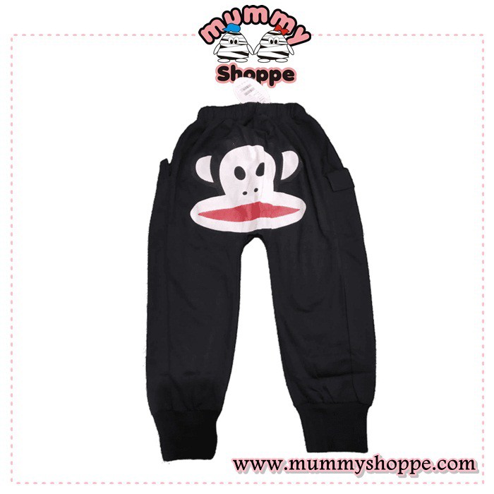 celana anak laki-laki Jogger Paul frank pocket