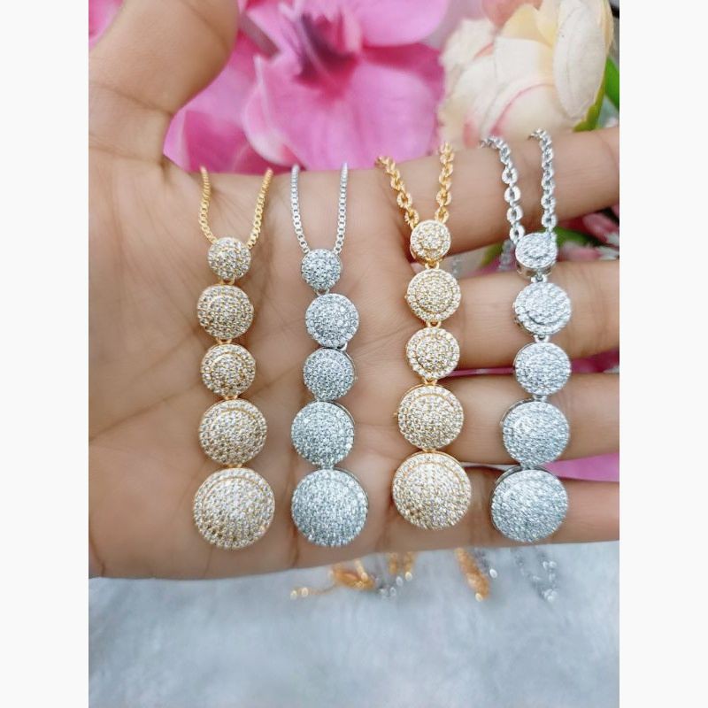 Kalung+Liontin Permata Susun5 779