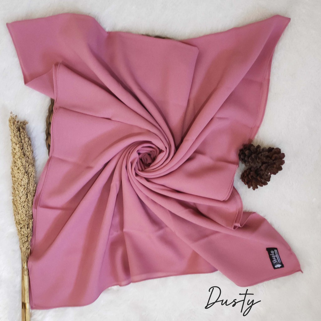 HIJAB PASHMINA DIAMOND ITALIANO 180x75 JAHIT TEPI, JILBAB PASHMINA, PASMINA DIAMOND-Dusty