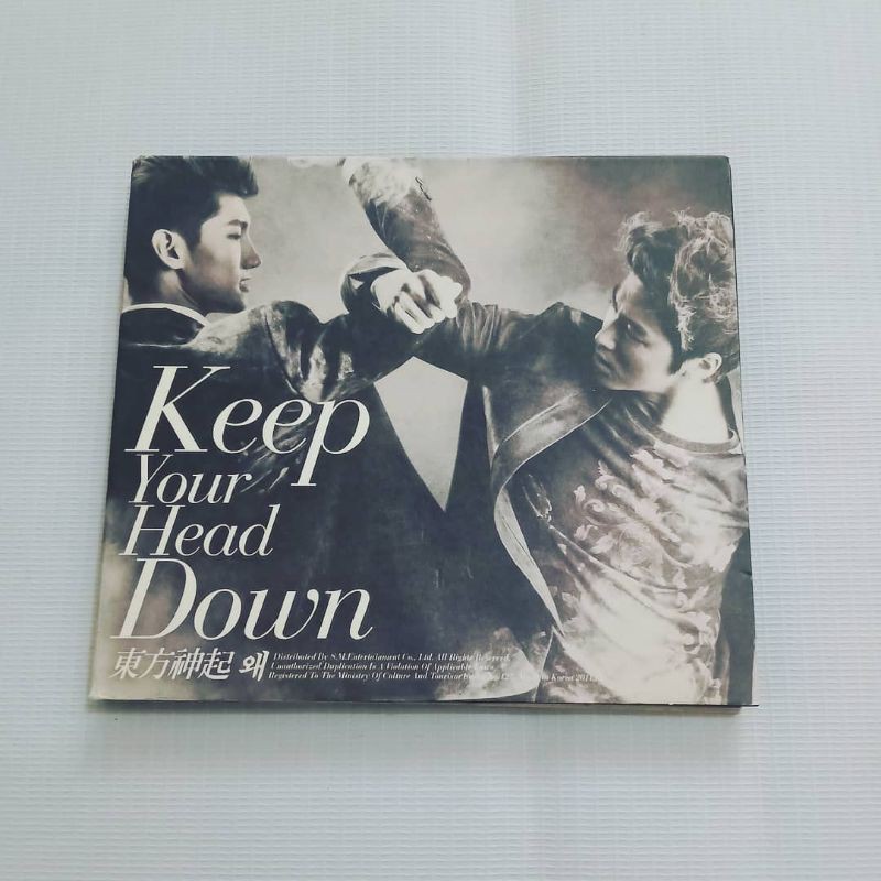 [BOOKED] TVXQ ALBUM : KEEP YOUR HEAD DOWN