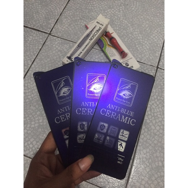 ANTIGORES TG BLUE MATE KERAMIK CERAMIK INFINIX NOTE7 LITE