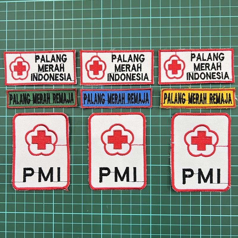 Lambang Logo Bordir PMI ( Palang Merah Indonesia )