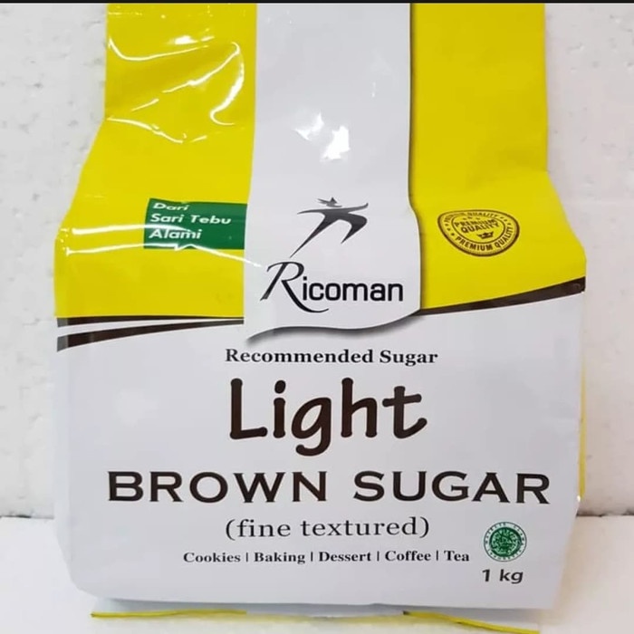 

Siap Kirim Light Brown Sugar Ricoman 1Kg/ Gula Merah 1Kg
