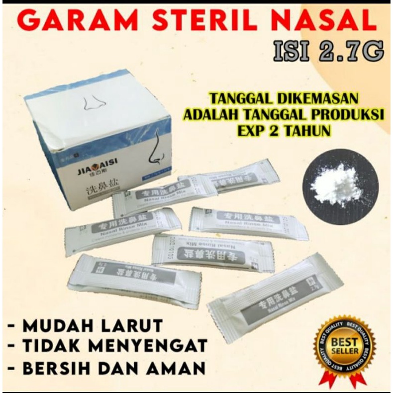 Salt Nasal Wash Garam Nasal Garam Untuk Cuci Hidung Sinus dll