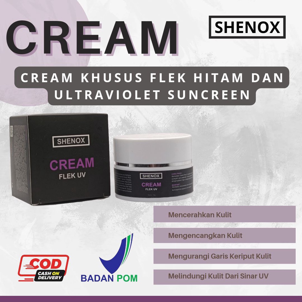 CREAM FLEK HITAM WAJAH // CREAM SHENOX BPOM