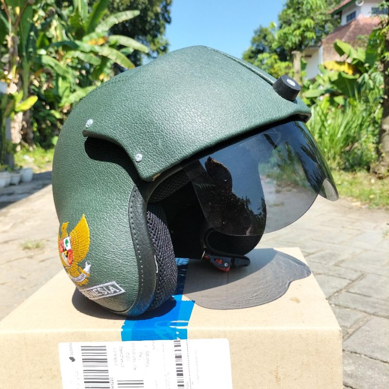 HELM BOGO RETRO PILOT GARUDA INDONESIA