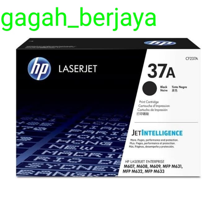 TONER Laserjet HP 37A (CF237A) BLACK MONO