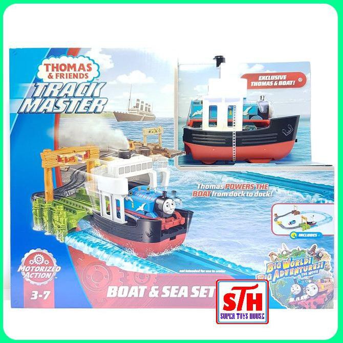 trackmaster boat & sea set