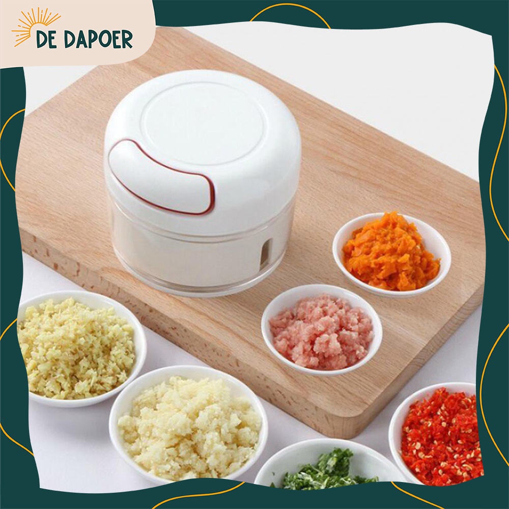 Blender Penghalus Bumbu Mini Penggiling Daging Manual Mini Chopper