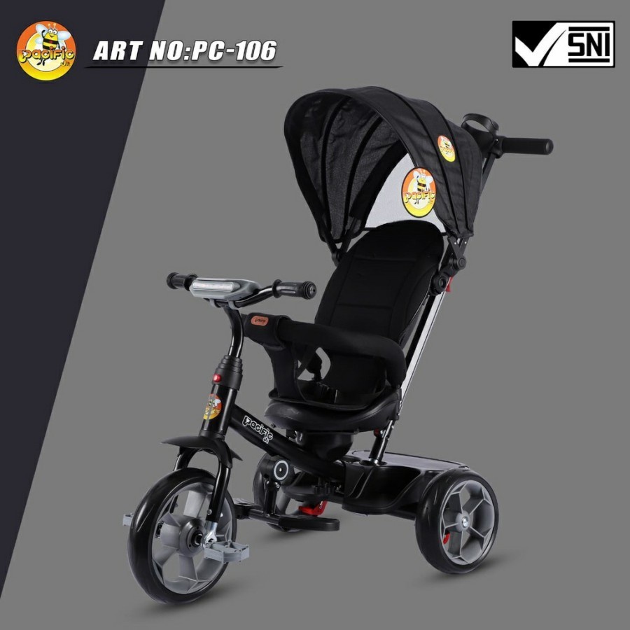 Sepeda balita roda tiga pacific 105 106 tricycle kereta dorong anak bayi balita dorongan anak bayi balita baby stroller sepeda anak roda tiga bayi balita