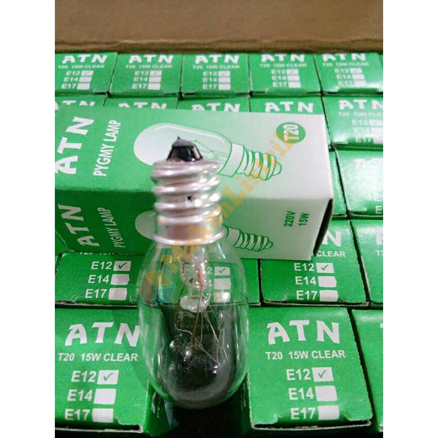 Lampu Kulkas ATN Bohlam E12 15w