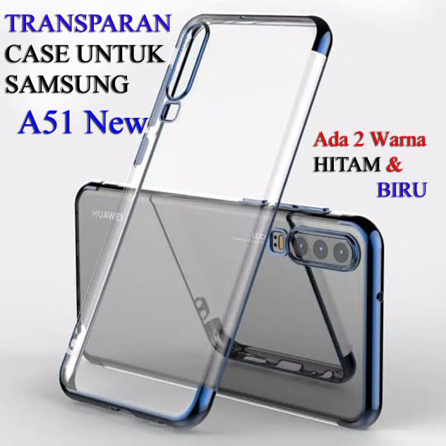 Case / Casing Transparan SAMSUNG A51 Original | Transparan ListChrome SAMSUNG A51 New Series
