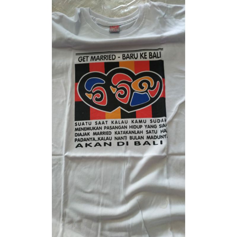 Kaos Unisex/ Kaos Cewek/ Kaos Cowok/ Kaos Bali Isi Kata Kata Murah