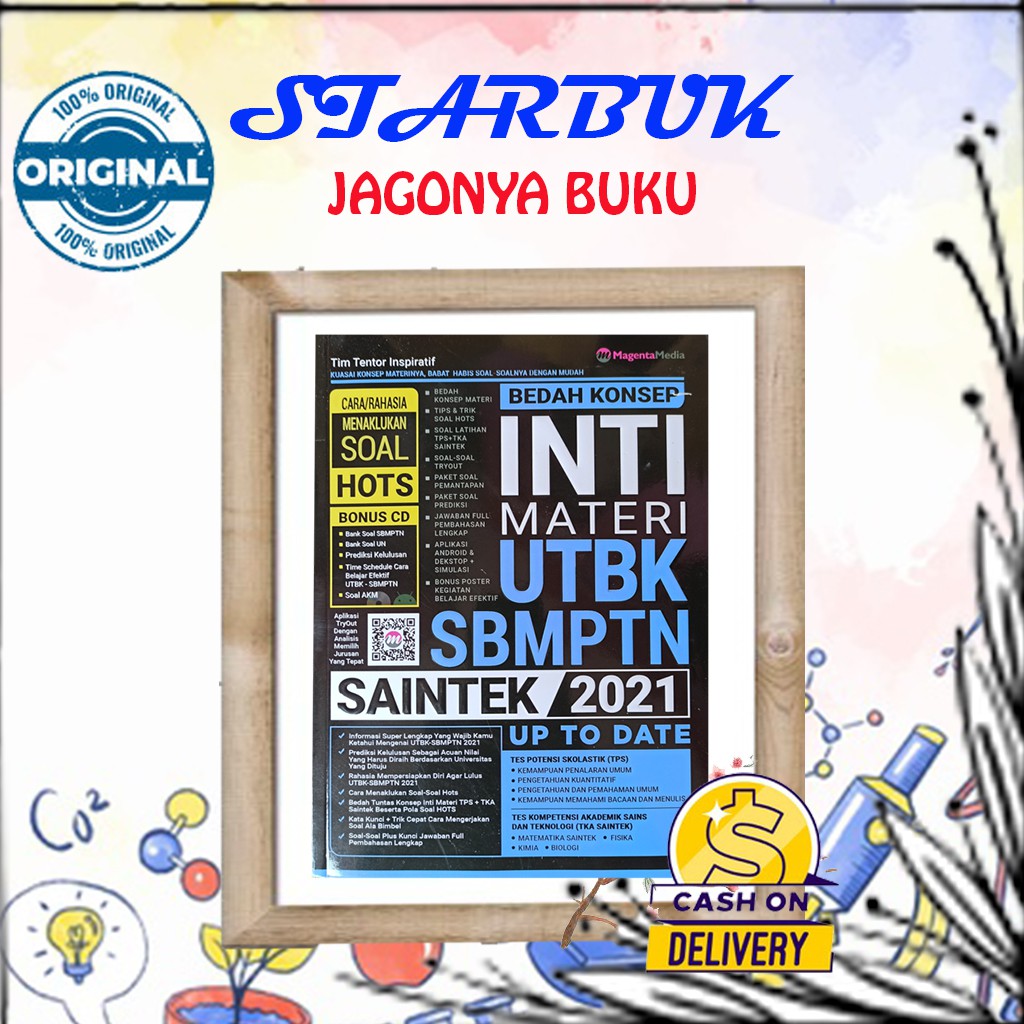 BUKU UTBK SAINTEK 2021 BEDAH KONSEP INTI MATERI UTBK SBMPTN SAINTEK 2021 - BUKU SBMPTN SAINTEK 2021
