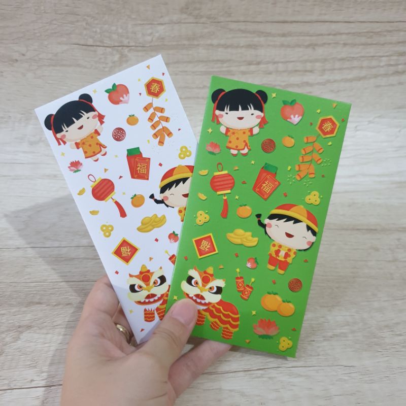 

KIDS DOODLE - CUSTOM AMPLOP / ANGPAO IMLEK - BISA TULIS NAMA (ISI 6 PCS)