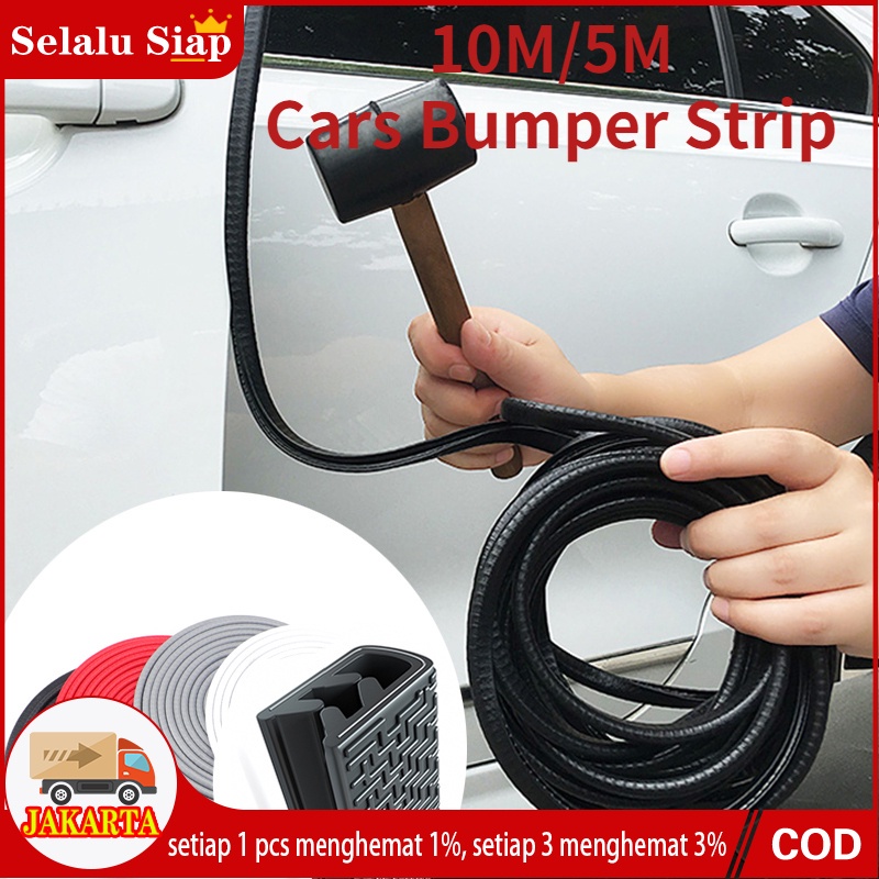 10Meter List karet Pintu  List Pintu Mobil Universal Pelindung Pintu Door Guard Strip Rubber