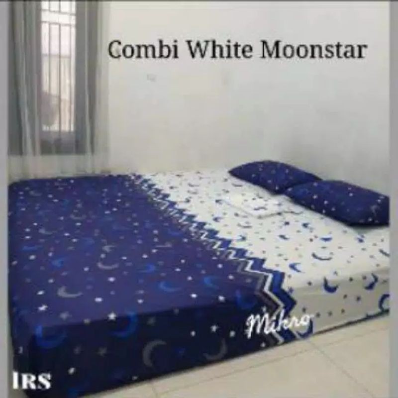 Sprei homemade white combo star 180