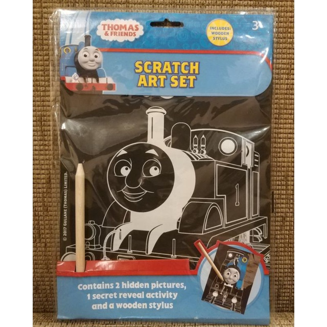 

Buku Aktivitas Scratch Art Set Thomas and Friends