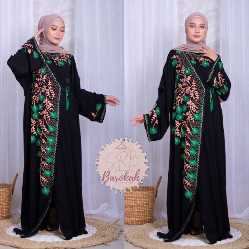 mukena abaya arab kimono rekat tali