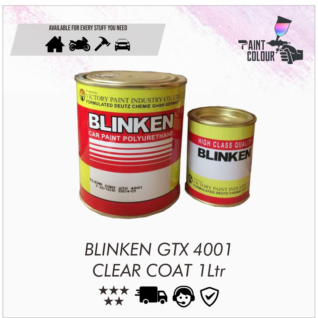 Clear Coat Blinken GTX 4001 1 liter /Pernis/Clearcoat/Coat