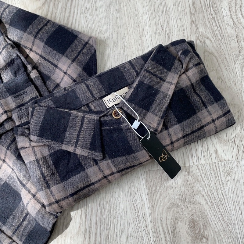 ANNA SHIRT / KEMEJA TARTAN WANITA-LATBLACK