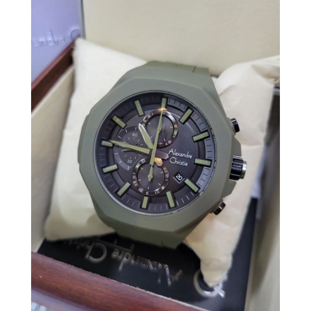 SALE.. JAM TANGAN PRIA COWOK ALEXANDRE CHRISTIE AC 6590