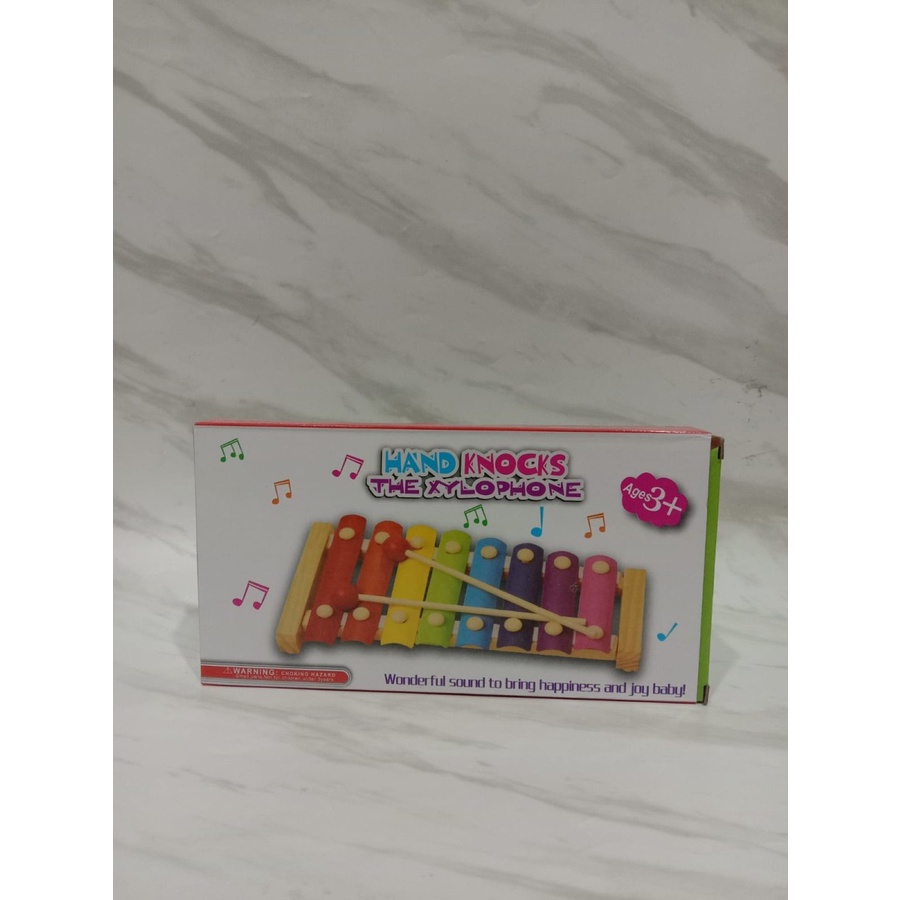 Lucky88toys ⭐⭐⭐⭐⭐ Mainan Alat Musik Xylophone Kolintang Kulintang Hand Knocks Xylophone