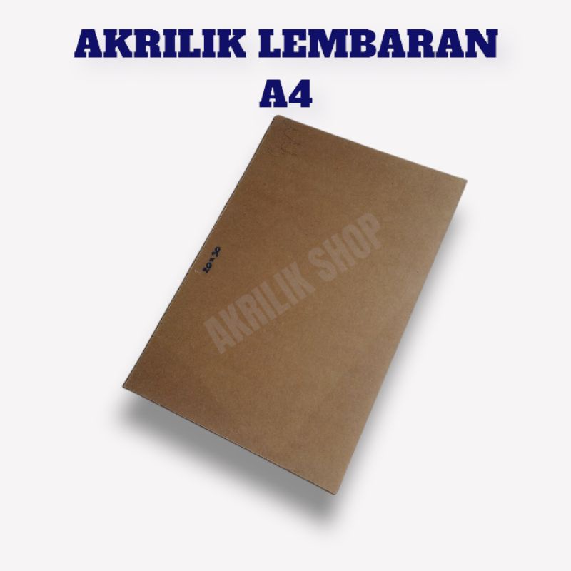 

Akrilik bening ukuran A4