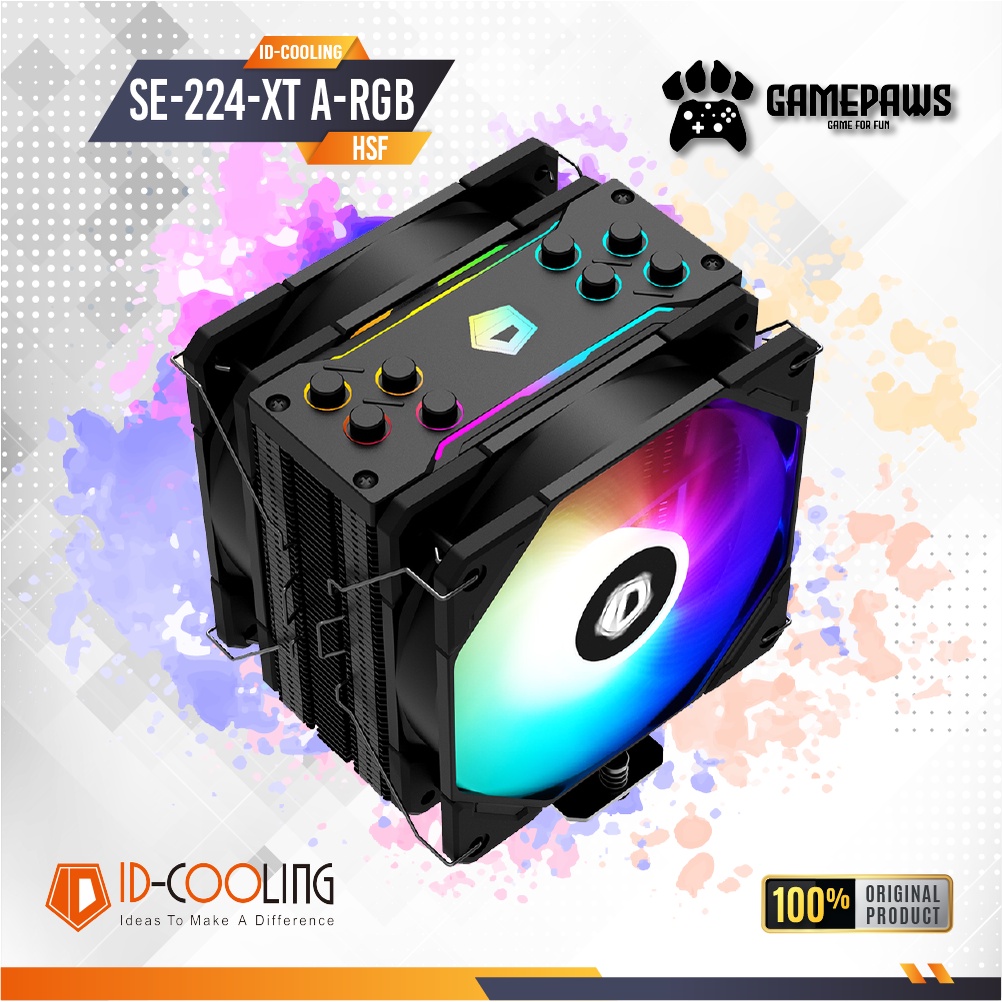 ID-COOLING SE-224-XT ARGB DUET CPU Cooler HSF SE 224 XT A-RGB