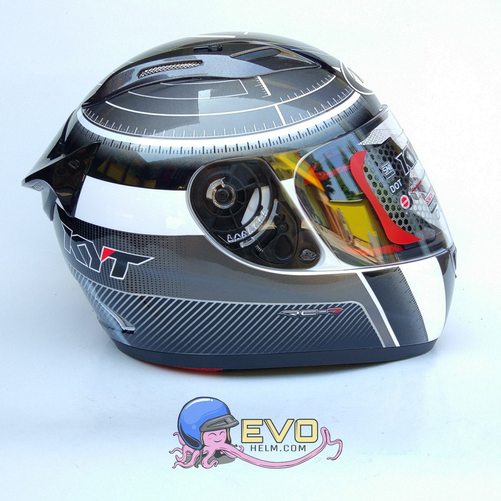 SEVEN SERIE 12 GRAPHIC FullFace - Single Visor WHITE BLACK GUNMETAL