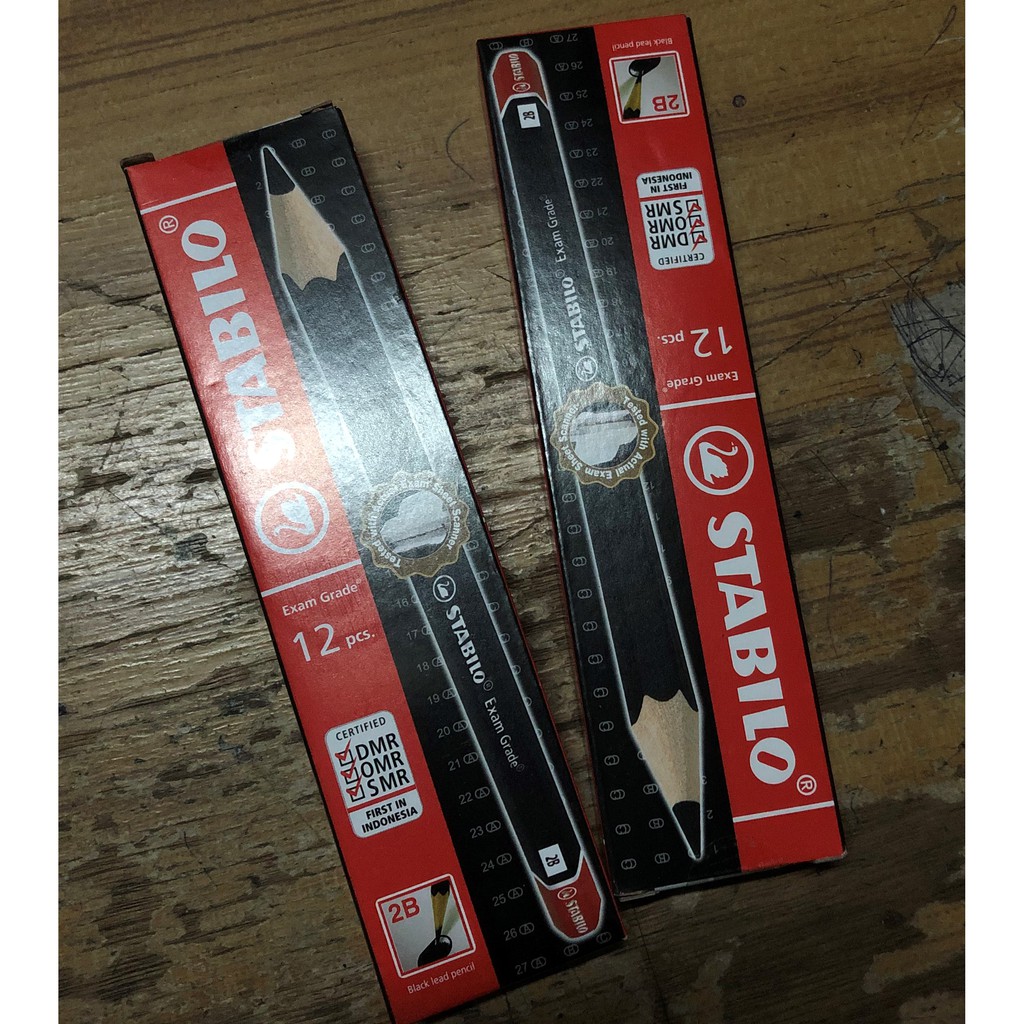 

Pensil 2B Stabilo Exam Grade (2B)