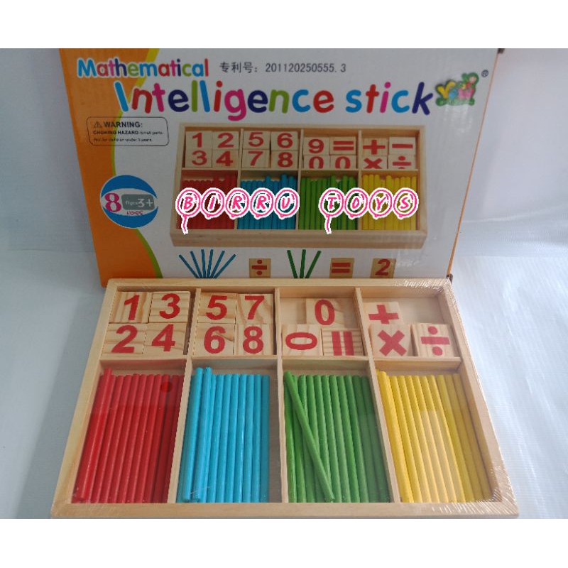 Mainan Alat Hitung Matematika Bentuk Stik | Mainan Edukasi Anak Murah