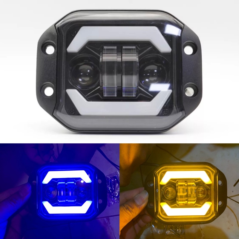 Lampu daymaker led 4.5inc  lampu depan crf klx wr dll universal LAMPU LED REFLEKTOR CUSTOM