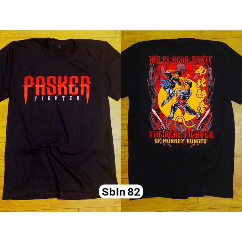 ⚫Kaos sablon82 PENCAK SILAT KERA SAKTI. pasker fighter, kaos distro pencak silat