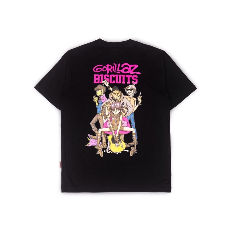 Kamengski - Gorillaz Biscuits Black Short Tee