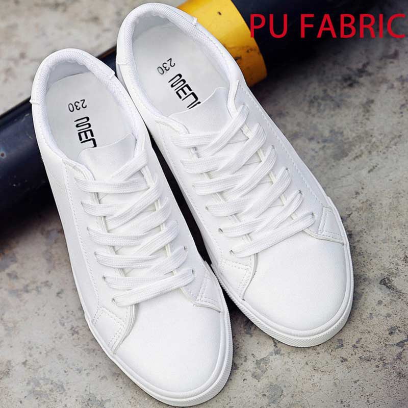 Women Sneakers PU Leather Shoes White Sneakers Summer Vulcanized Trainers Casual Shoes Black