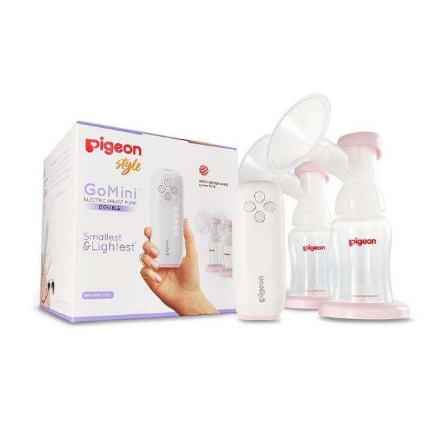 Pompa Asi Elektrik Double / Breast Pump Electric Double Go Mini Pigeon