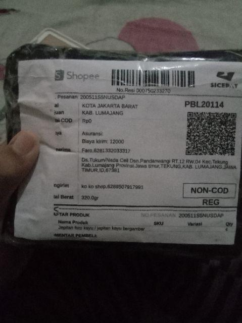 Jepitan Foto Kayu / Jepitan Kayu Bergambar