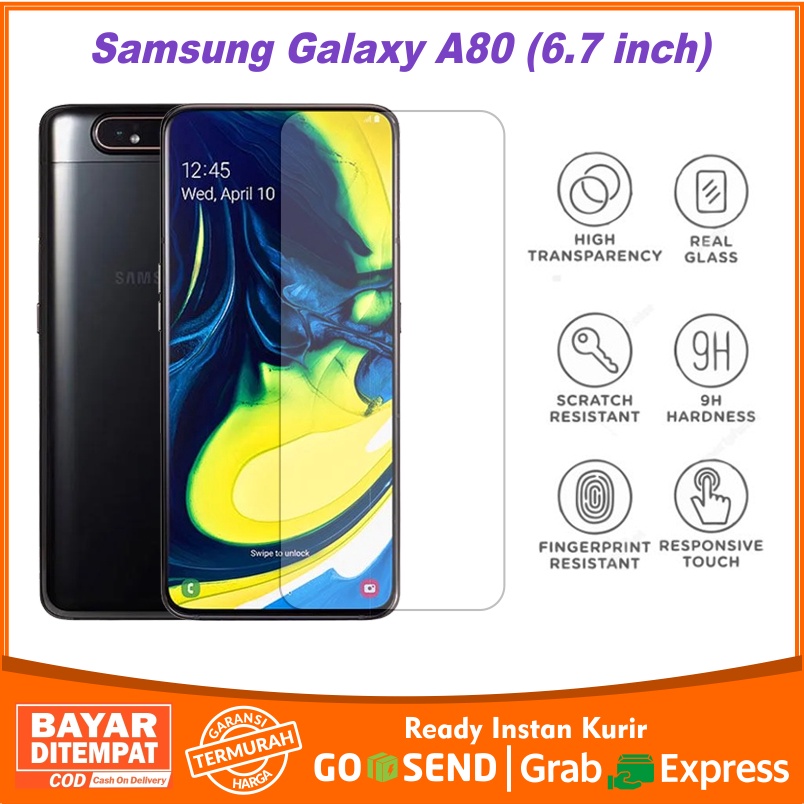 Tempered Glass Samsung Galaxy A80 - Anti Gores Kaca Premium Quality