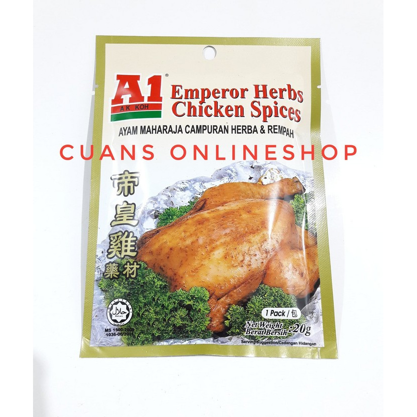 

A1 Emperor Herbs Chicken Spices. Bumbu Ayam Panggang Rempah