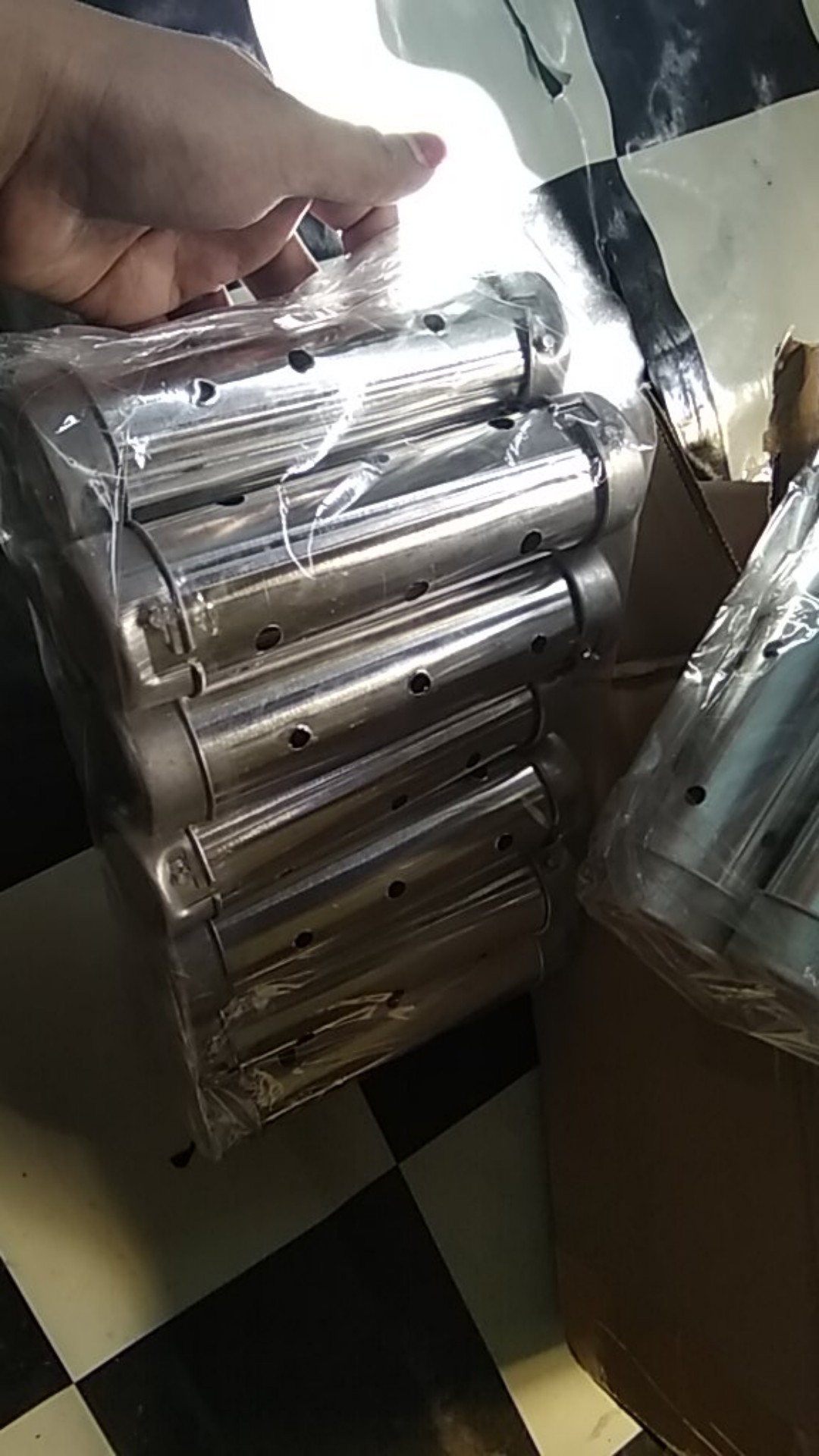 Cetakan Lontong Aluminium Diameter 4cm Panjang 15cm