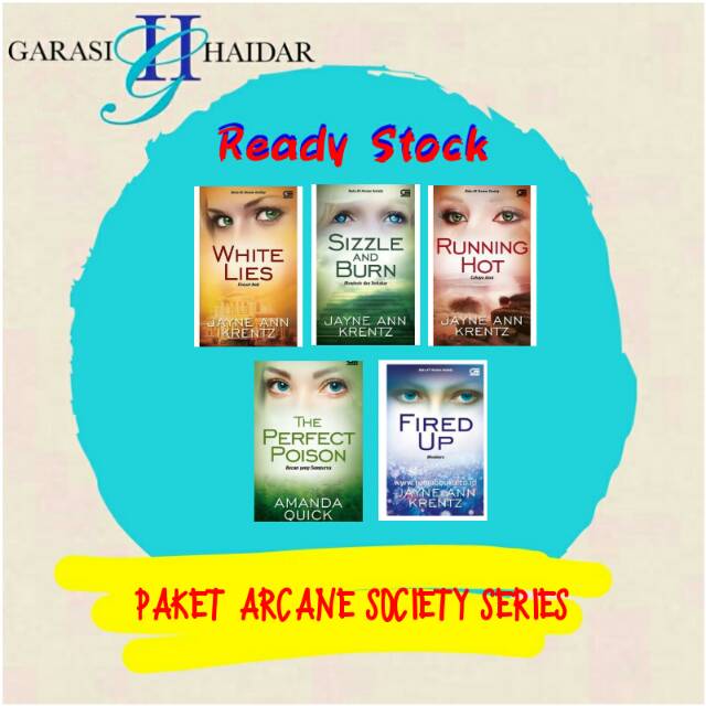 ORIGINAL Paket Novel Arcane Society - Jayne Ann Krentz
