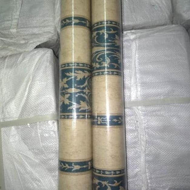 [ Top Sell ] - >> Wallpaper NAVY PROFIL MEWAH ELEGANT  Wallpaper Dinding 10M x 45Cm
