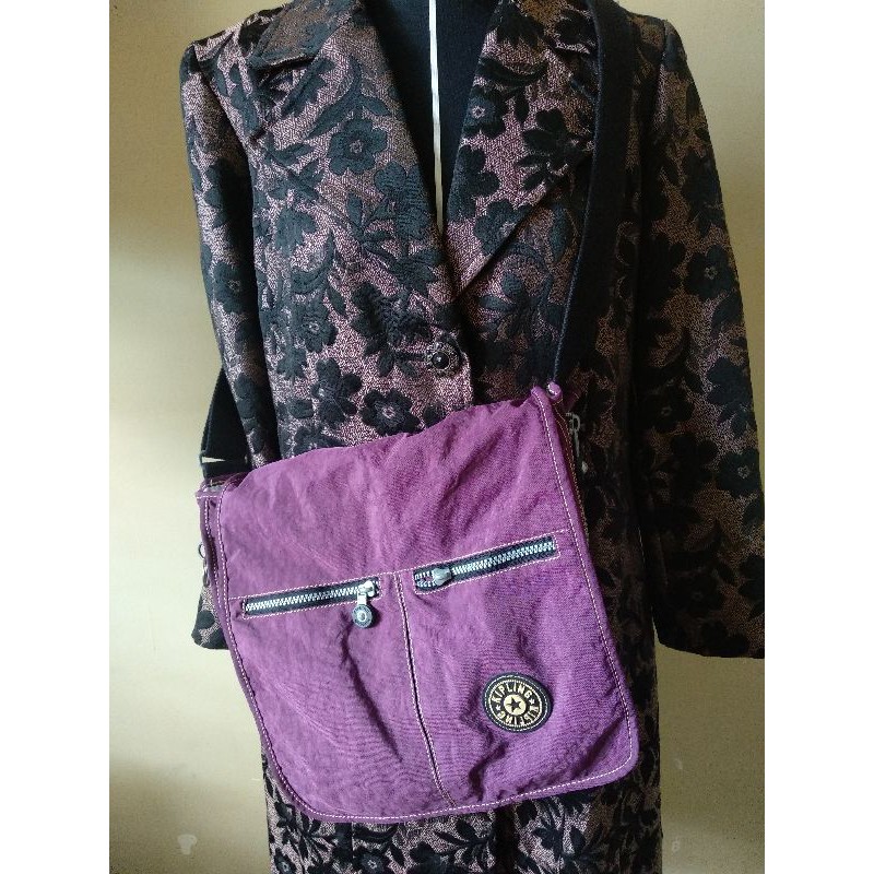 Preloved Sling Kipling Purple Original