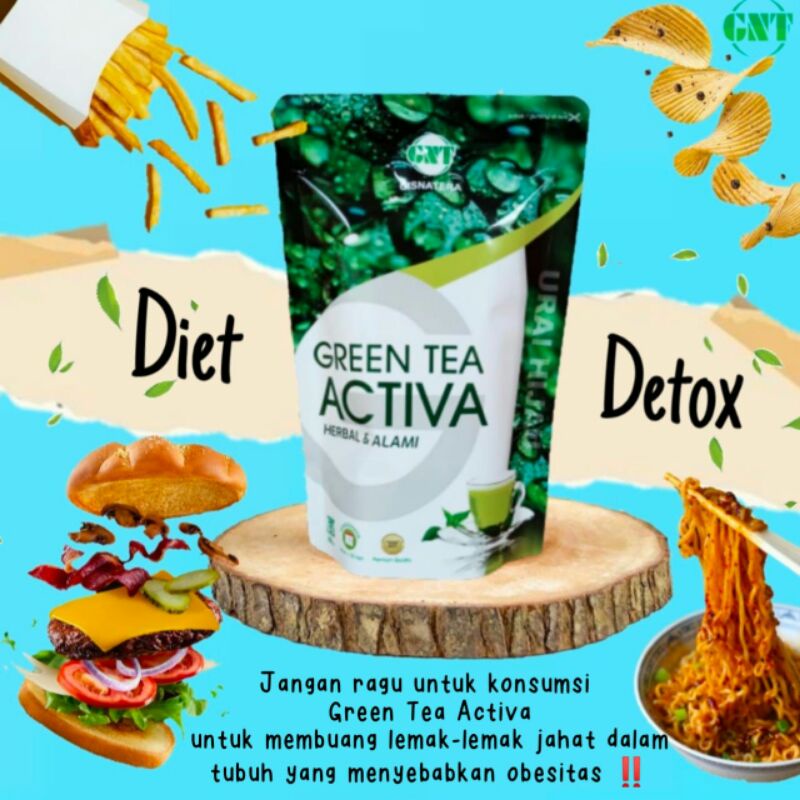 

Greentea Activa Teh Pelangsing Aman Untuk BUSUI | Teh Hijau Diet