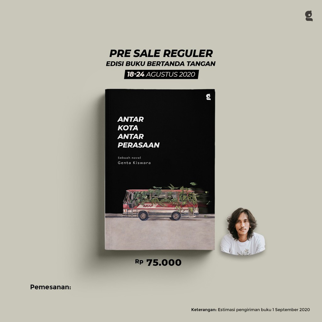 Novel Antar Kota Antar  Perasaan - Genta Kiswara