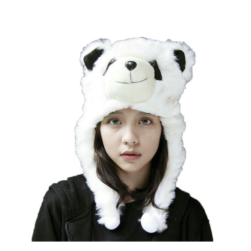 Topi boneka hewan panda | TOPI BONEKA MURAH