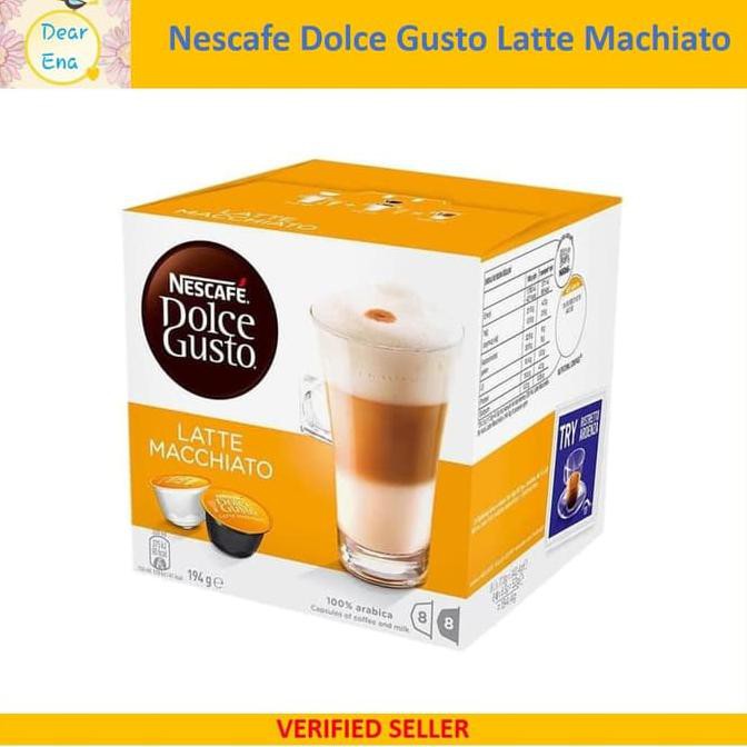 

Nescafe Dolce Gusto Latte Macchiato Coffee Capsule Kapsul Kopi