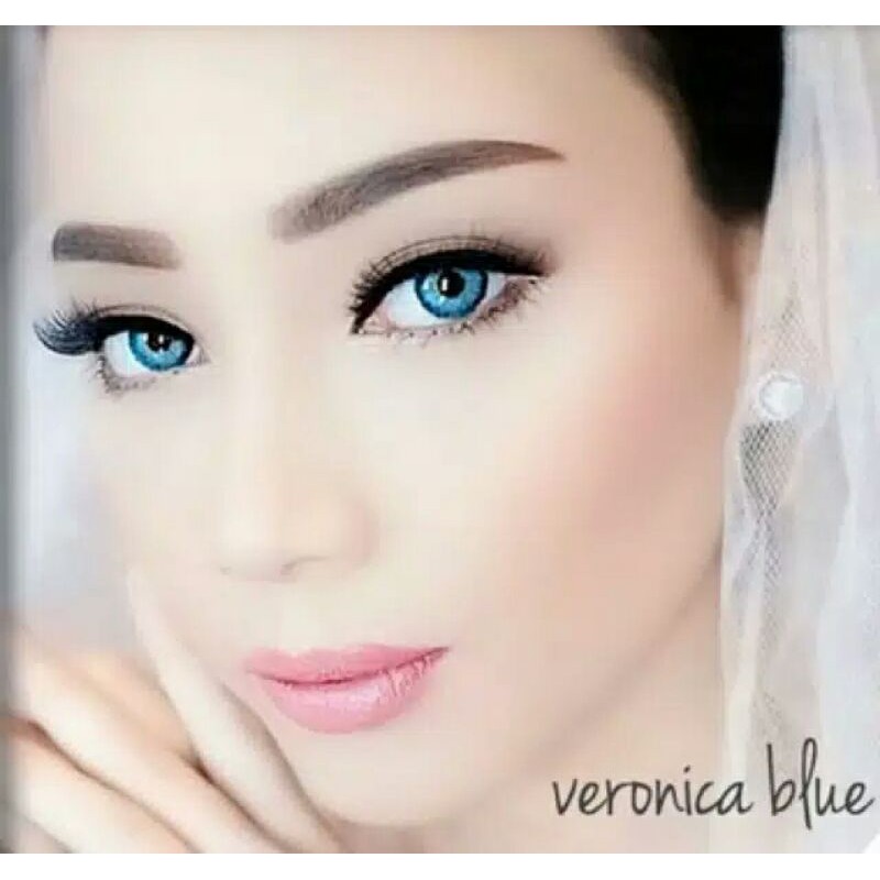 Softlens Veronica grey brown Dreamcolor 1 wedding botol brown grey lensa kontak